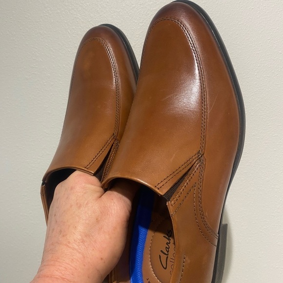 Clarks Men’s Whiddon Step Brown Leather Loafers Slip-On comfort New 10 main image 8